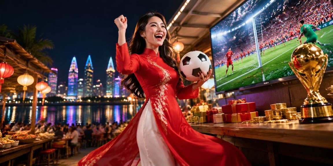 Cá cược bóng đá tại Phú Quốc với người chơi trong trang phục áo dài truyền thống